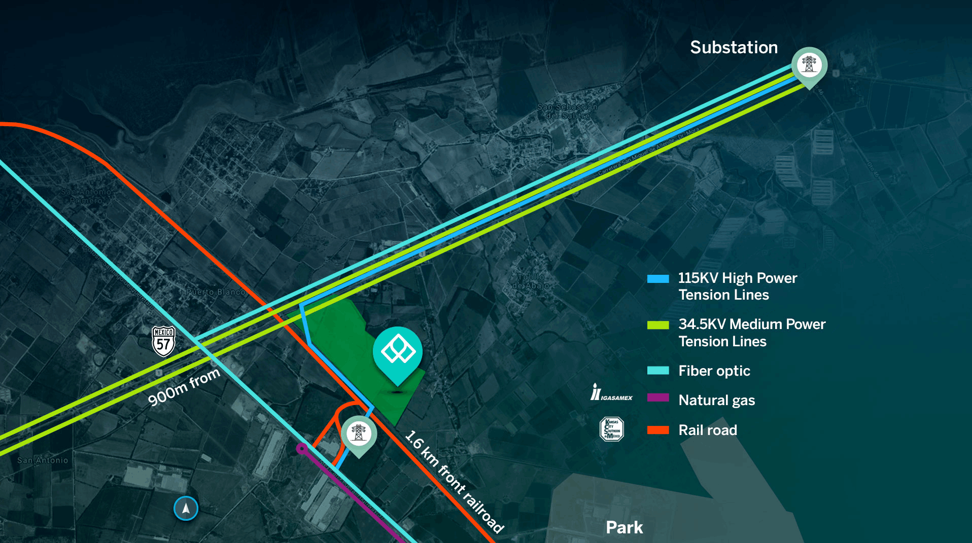 maps world port gas fiber lines